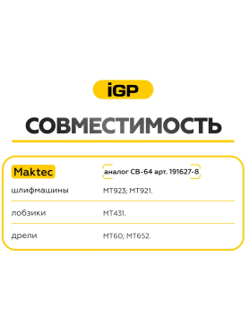 Щетки графитовые для шлифмашины угловой Makita 9015B IGP 2 штуки аналог CB-64 