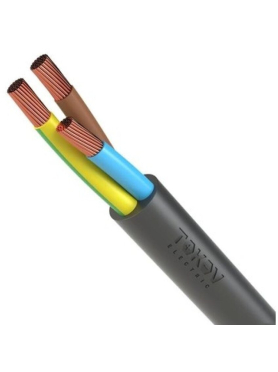 Провод ПВС 3х1,5 TOKOV ELECTRIC 100 м черный 