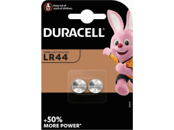 Батарейка LR44 DURACELL 1,5 V алкалиновая 2 штуки (5000394504424)