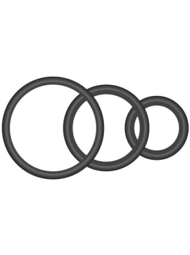Набор сантехнических колец для американок 1/2", 3/4", 1" AV ENGINEERING 6 штук 