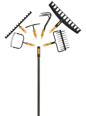 Грабли зубчатые FISKARS OneClick 