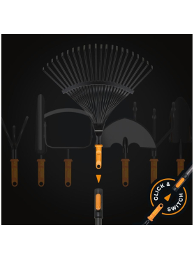 Грабли веерные FISKARS OneClick 