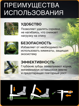 Корнеудалитель FISKARS Ergonomic 