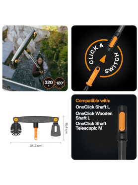 Щетка для уборки желобов FISKARS OneClick 