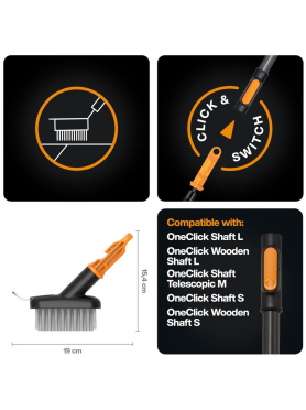 Щетка для уборки швов FISKARS OneClick 