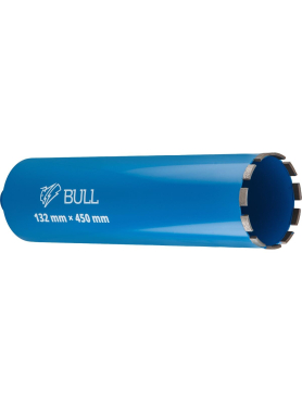 Коронка алмазная d 132 мм BULL железобетон 