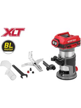 Фрезер кромочный аккумуляторный WORTEX CMM 1835-1 XLT SOLO 