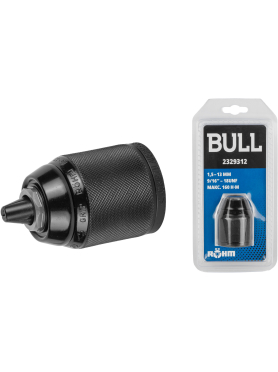 Патрон быстрозажимной BULL ROHM 1,5-13 мм 9/16"-18UNF 160 Нм 