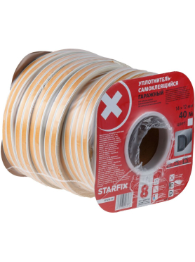 Уплотнитель гаражный тип D STARFIX 