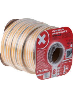 Уплотнитель гаражный тип D STARFIX 