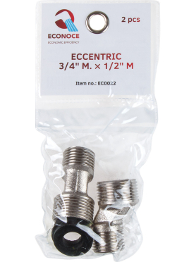 Эксцентрик 3/4"х1/2" с наружной резьбой ECONOCE 2 штуки 