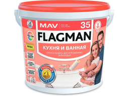 Краска ВД FLAGMAN 35 кухня и ванная
