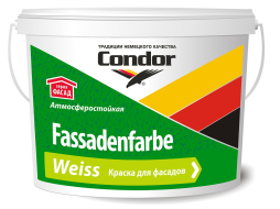 Краска ВД CONDOR Fassadenfarbe-Weiss
