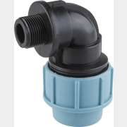 Угольник ПНД компрессионный25x3/4" с наружной резьбой AV ENGINEERING (AVE1032534)