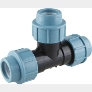 Тройник ПНД компрессионный 32 AV ENGINEERING (AVE107323232)