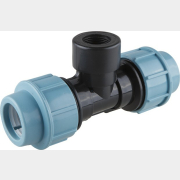 Тройник ПНД компрессионный 25x1/2" с внутренней резьбой AV ENGINEERING (AVE1082512)