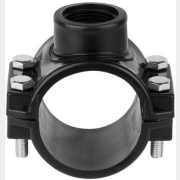 Хомут-врезка ПНД 63x1" с внутренней резьбой AV ENGINEERING (AVE1006301)