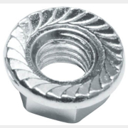 Гайка с фланцем М10 цинк класс прочности 6.0 DIN 6923 STARFIX 5 штук (SMZ1-66045-5)