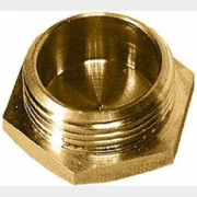 Заглушка латунная 3/4" c наружной резьбой ЦВЕТЛИТ (ZW50066)