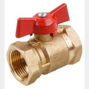 Кран шаровой 1/2" внутренняя резьба, бабочка ЦВЕТЛИТ (ZW10058)