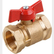 Кран шаровой 3/4" внутренняя резьба, бабочка ЦВЕТЛИТ (ZW10078)