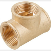 Тройник латунный 1" с внутренней резьбой ЦВЕТЛИТ (ZW50089)