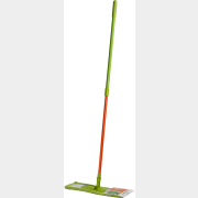 Швабра для пола PERFECTO LINEA Макарена с насадкой из микрофибры салатовая (43-391012)