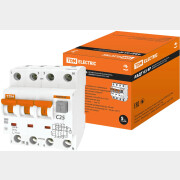 Дифавтомат TDM АВДТ 63 3P+N C25 тип A 30мА (SQ0202-0018)