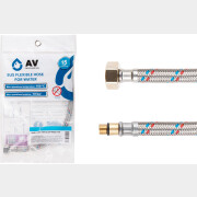 Гибкая подводка для воды штуцер М10 короткий - гайка 1/2" 120 см AV ENGINEERING (AVE203120)