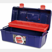 Ящик для инструмента пластмассовый 35,6x18,4x16,3 см с лотком TAYG 22 (122002)