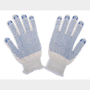 Перчатки хлопчатобумажные с ПВХ точечным покрытием размер M КОНТИНЕНТ-СИТИ Люкс От минимальных рисков (607)