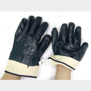 Перчатки хлопчатобумажные с нитриловым полным покрытием размер 9 манжет крага STARTUL (ST7101-9)