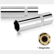 Головка свечная 1/2" 16 мм магнитная тонкостенная TOPTUL (BAAV1616)