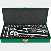 Набор инструментов 1/4", 1/2" 6 граней 27 предметов TOPTUL (GCAD2802)