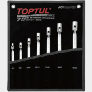 Набор ключей торцевых шарнирных 6-19 мм 7 предметов TOPTUL (GPAQ0701)
