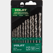 Набор сверл по металлу 2-8 мм 13 штук ВОЛАТ HSS (86000-13)