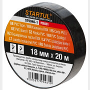 Изолента ПВХ 18 мм 20 м черная STARTUL Profi (ST9046-1)