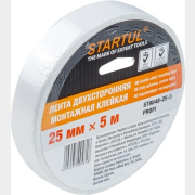 Лента двухсторонняя клейкая монтажная 25 мм 5 м STARTUL Profi (ST9048-25-5)