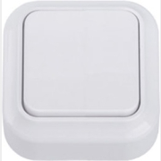 Выключатель одноклавишный наружный BYLECTRICA Вариант белый (А1 10-2101)