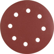 Шлифлист круглый самосцепляющийся 180 мм круг Р180 для стен и потолков WORTEX 5 штук (WSD318180W504)