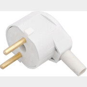 Вилка электрическая угловая 6 A 250 В BYLECTRICA (В6-241)