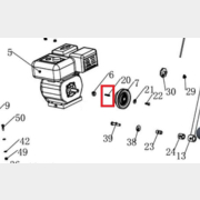 Шпонка муфты сцепления 5х40 для виброплиты BIM CP110D (CNP100D020)