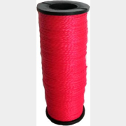 Шнур нейлоновый строительный 50 м красный