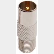 Разъем-переходник гнездо F - штекер TV ЮПИТЕР (JPZ1-7305-1)