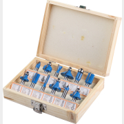 Набор фрез по дереву 12 предметов GEPARD (GP2300-08)