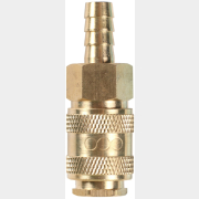 Фитинг пневматический елочка 12 мм-быстросъем МАМА ECO латунь (AB-F/E12)