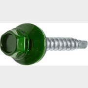 Саморез кровельный 4,8х19 мм цинк шайба с прокладкой PT3 RAL 6002 STARFIX 7000 штук (SM-74464-7000)