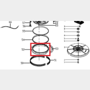 Щеткодержатель для шлифователя по бетону WORTEX DG 2260 (R7234A-SG-52)