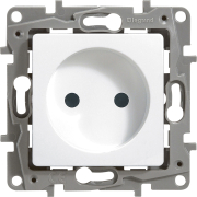 Розетка скрытая LEGRAND Etika белая (672220)