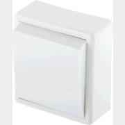 Выключатель одноклавишный наружный ЮПИТЕР Эконом белый (JP7421-01)